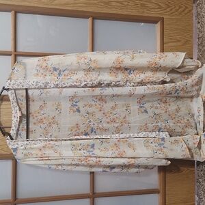 Band of Gypsies Floral Sheer Kimono Size Xs